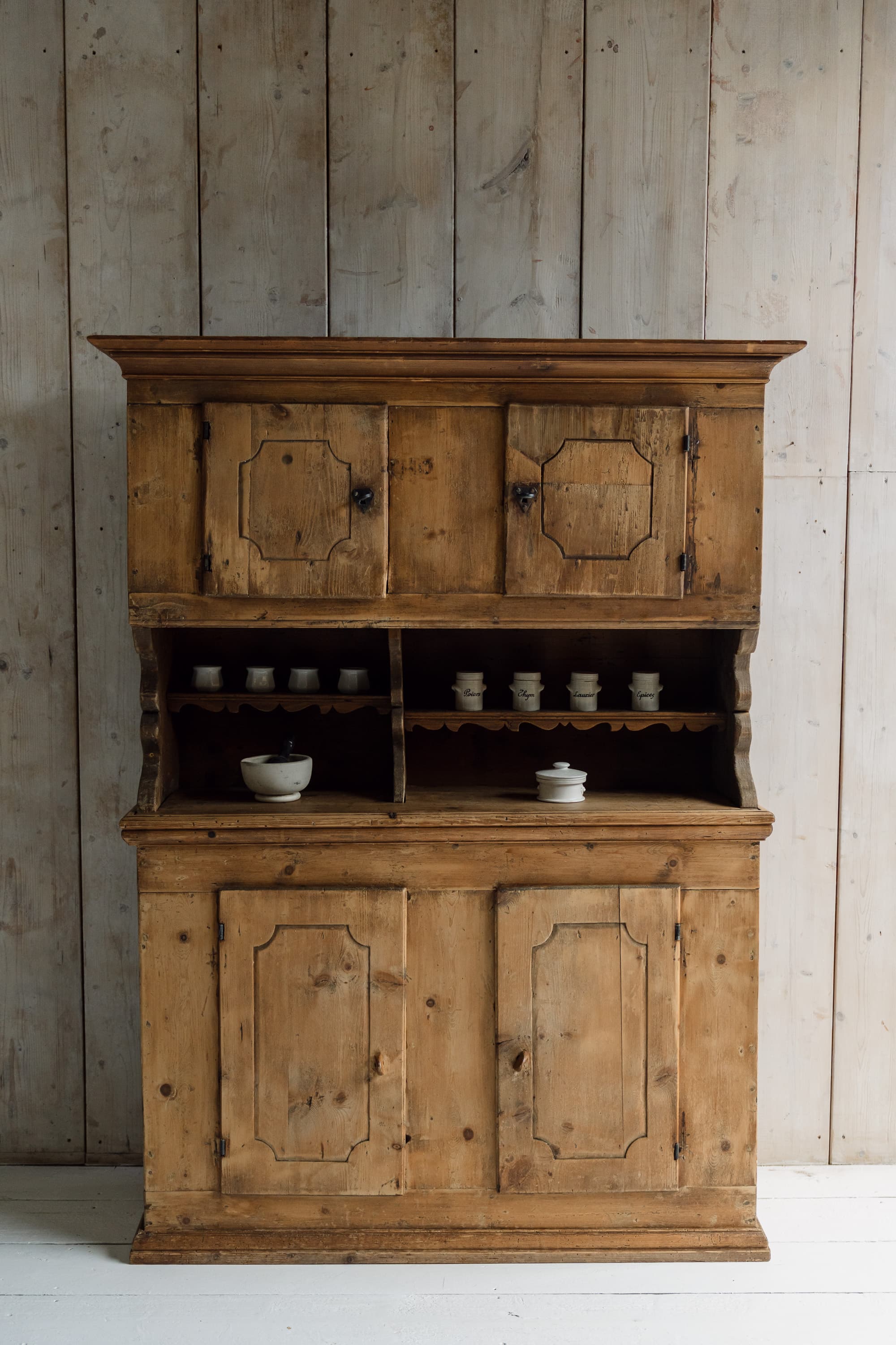 Primitive Mountain Pine Cupboard, c.1800