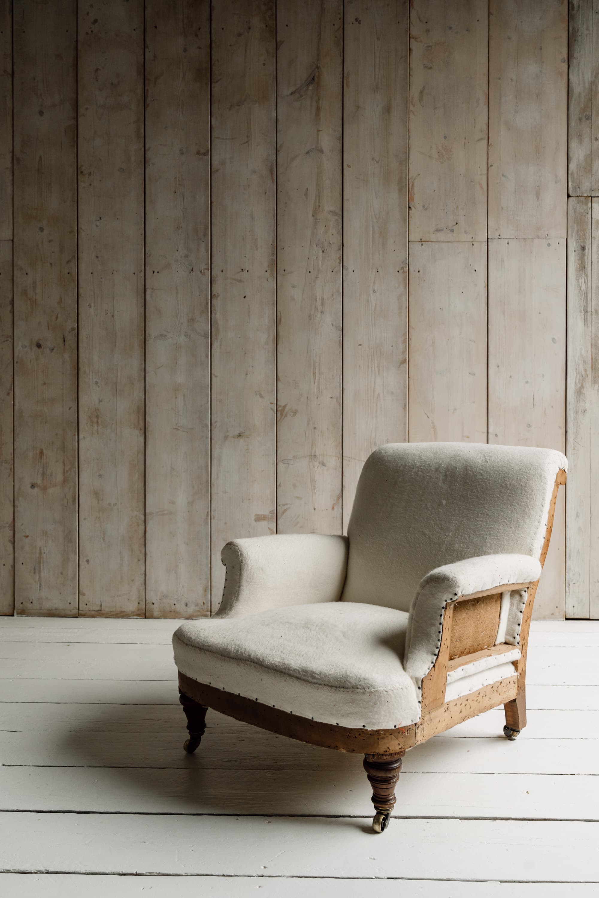 English Deep Seated Country House Armchair , c.1900