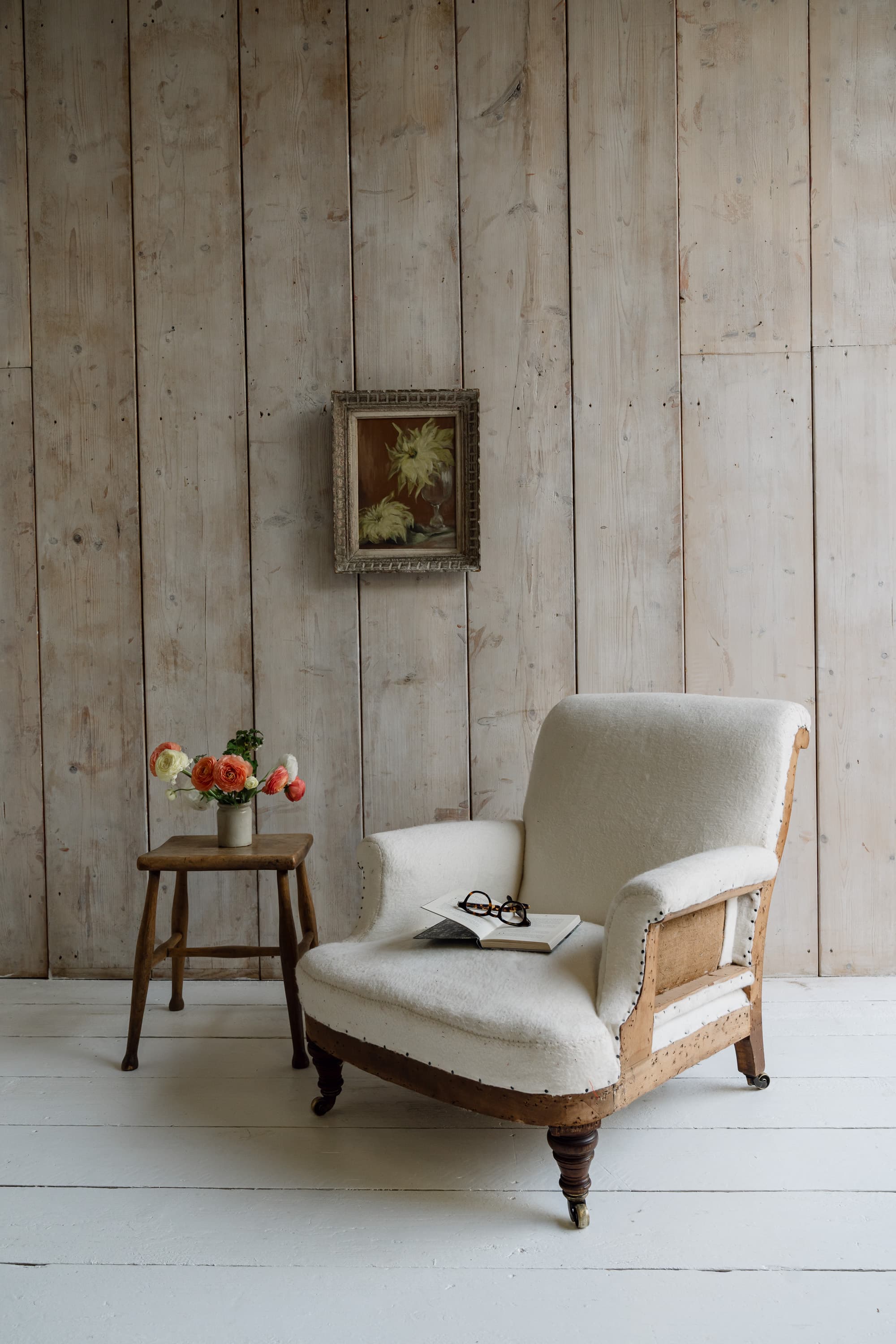 English Deep Seated Country House Armchair , c.1900