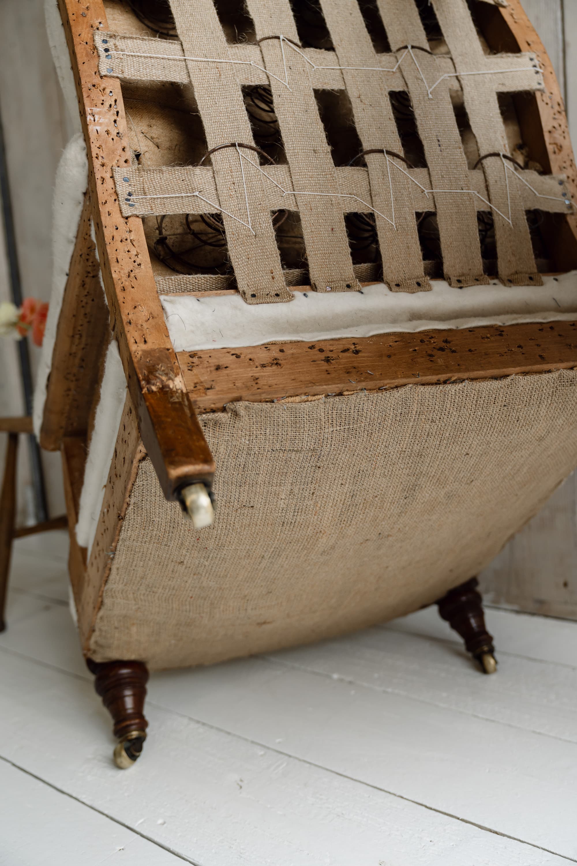 English Deep Seated Country House Armchair , c.1900
