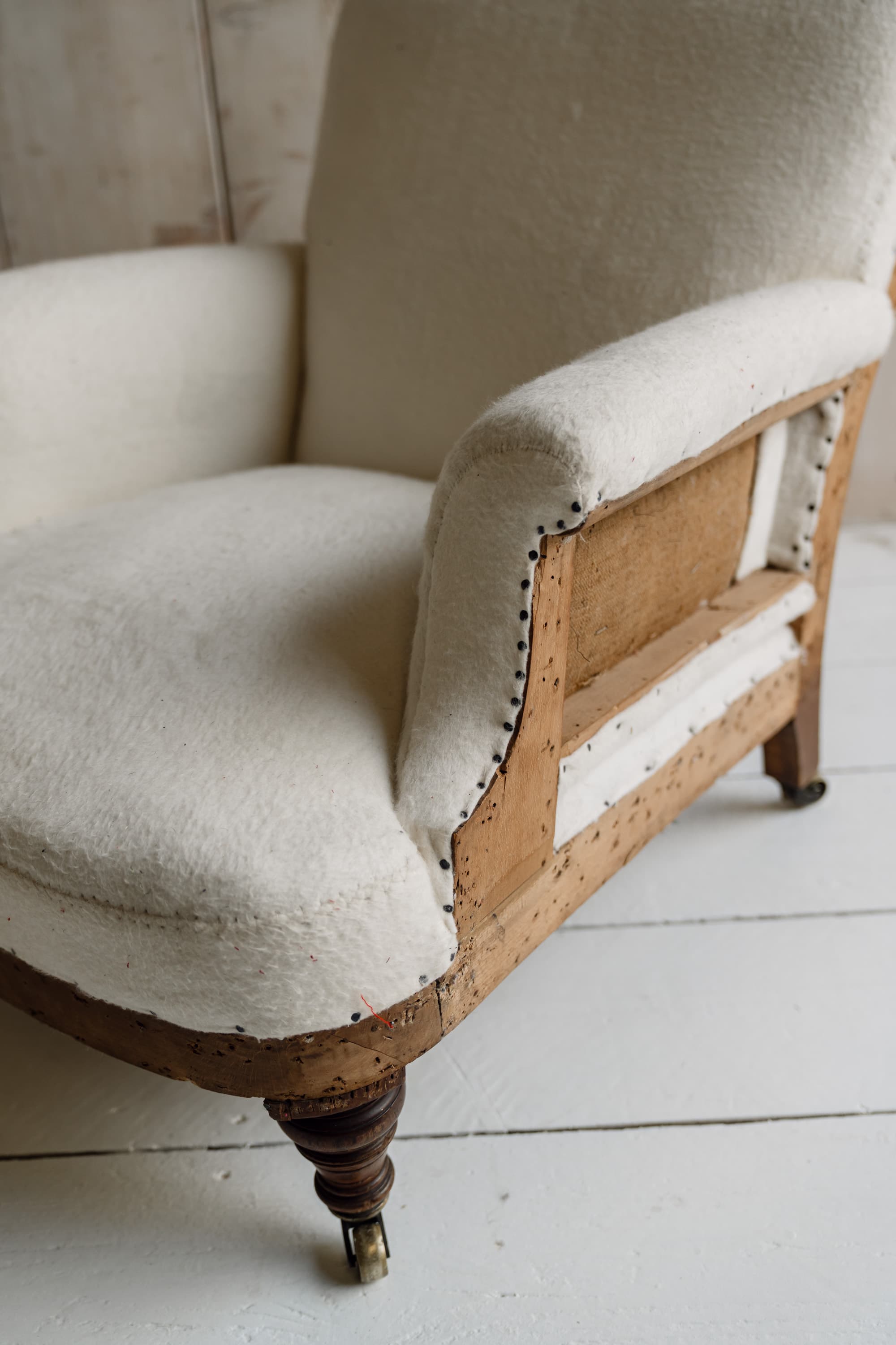 English Deep Seated Country House Armchair , c.1900