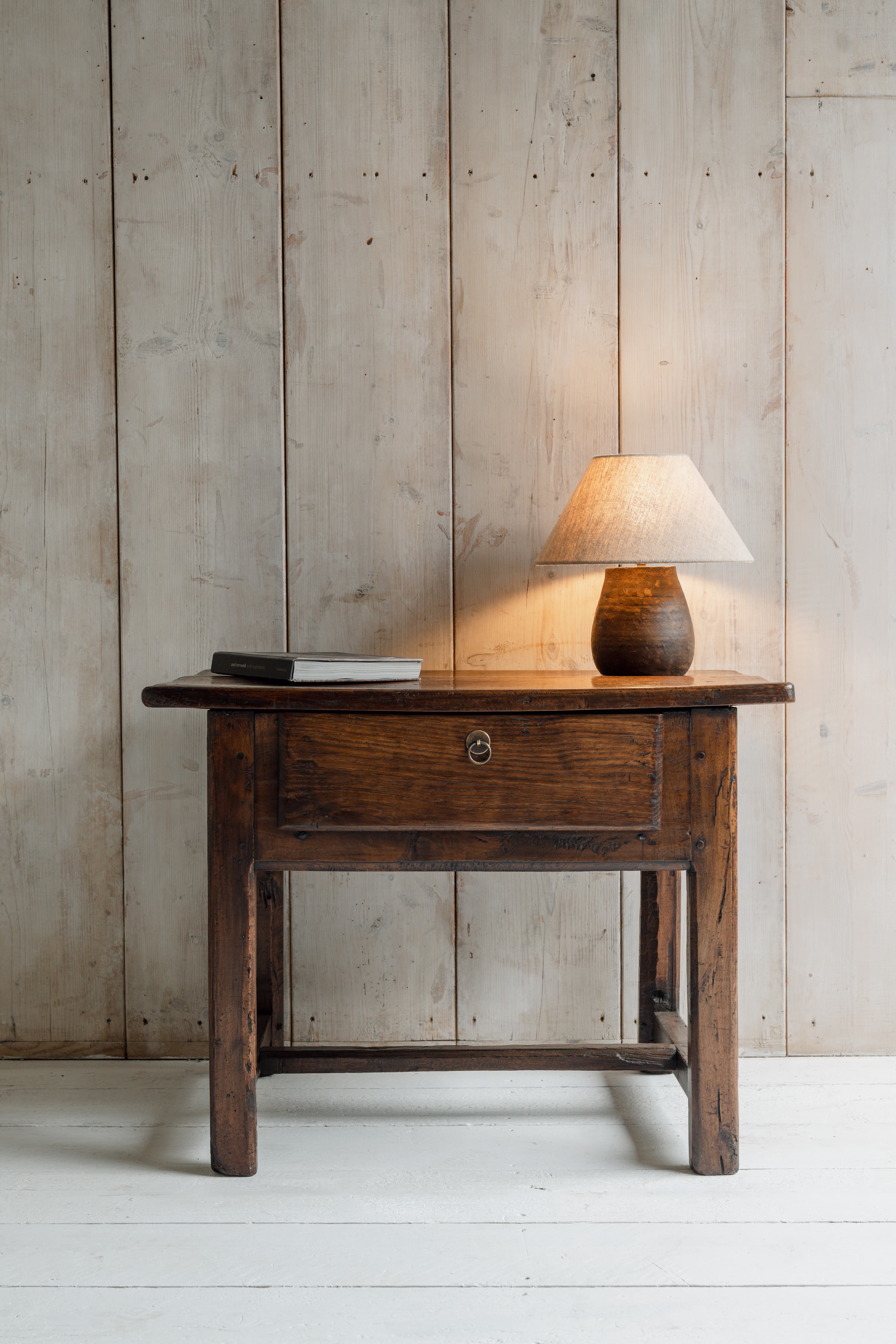 Early 19th Century Spanish Walnut Side Table
