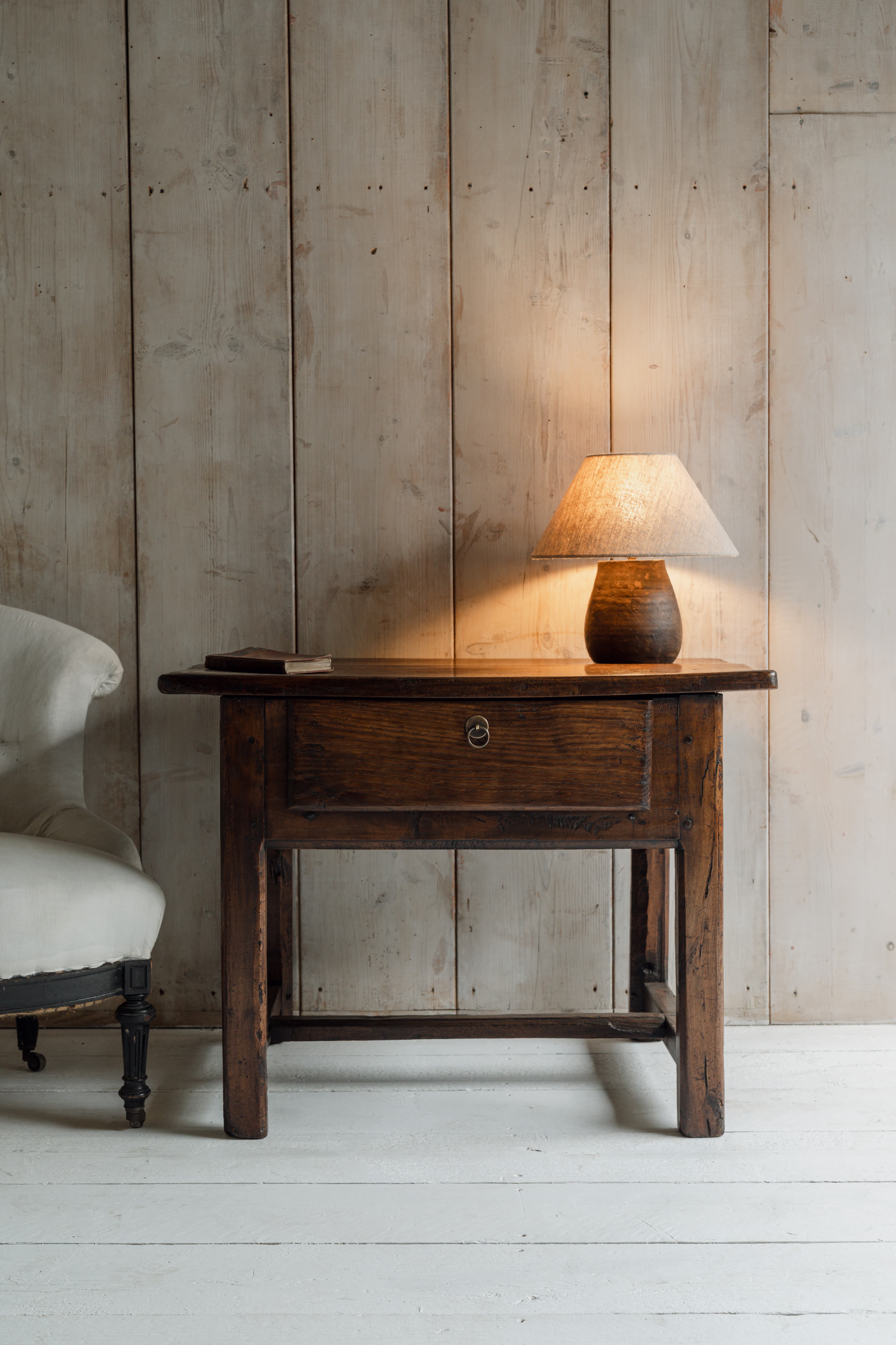 Early 19th Century Spanish Walnut Side Table