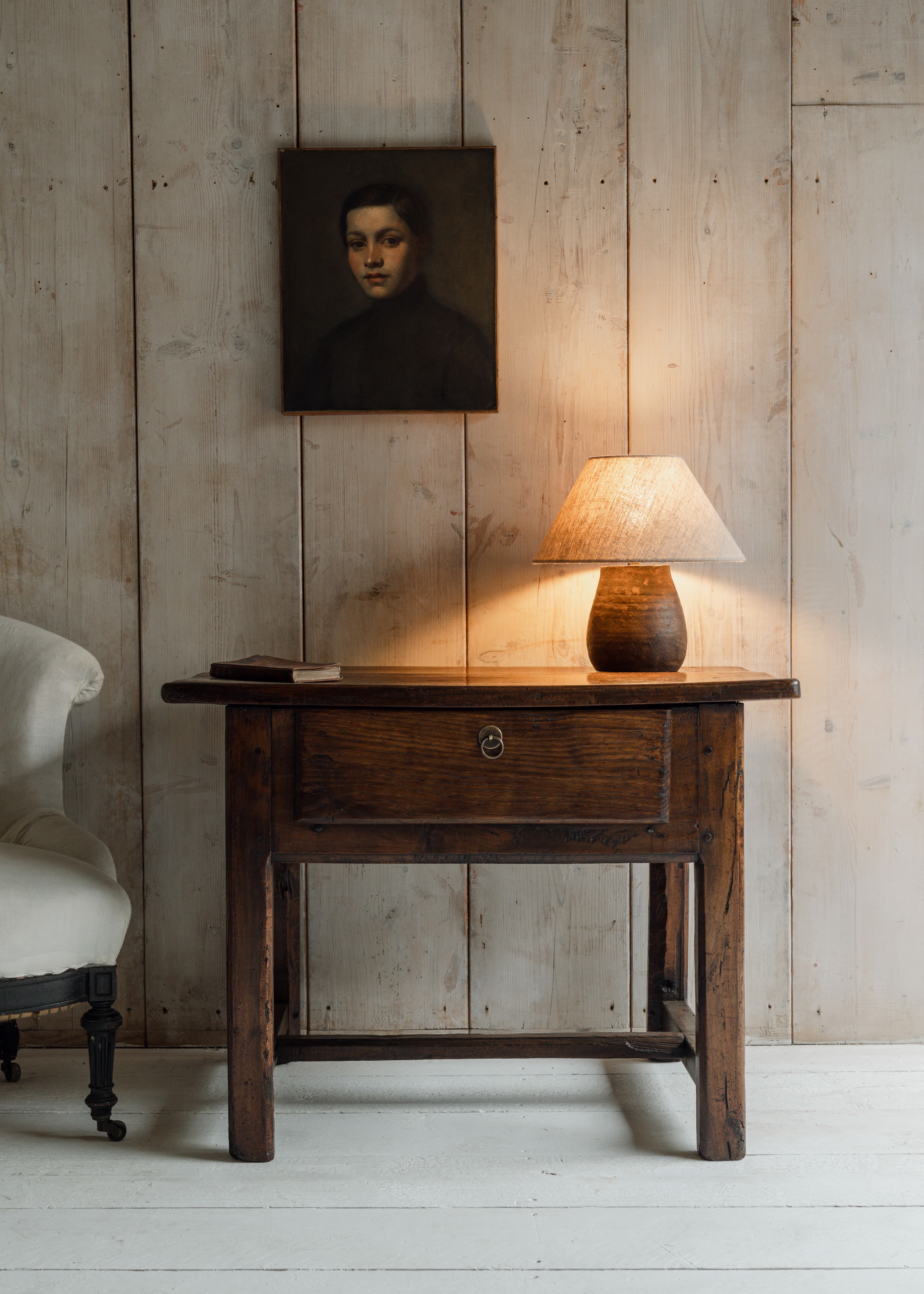 Early 19th Century Spanish Walnut Side Table