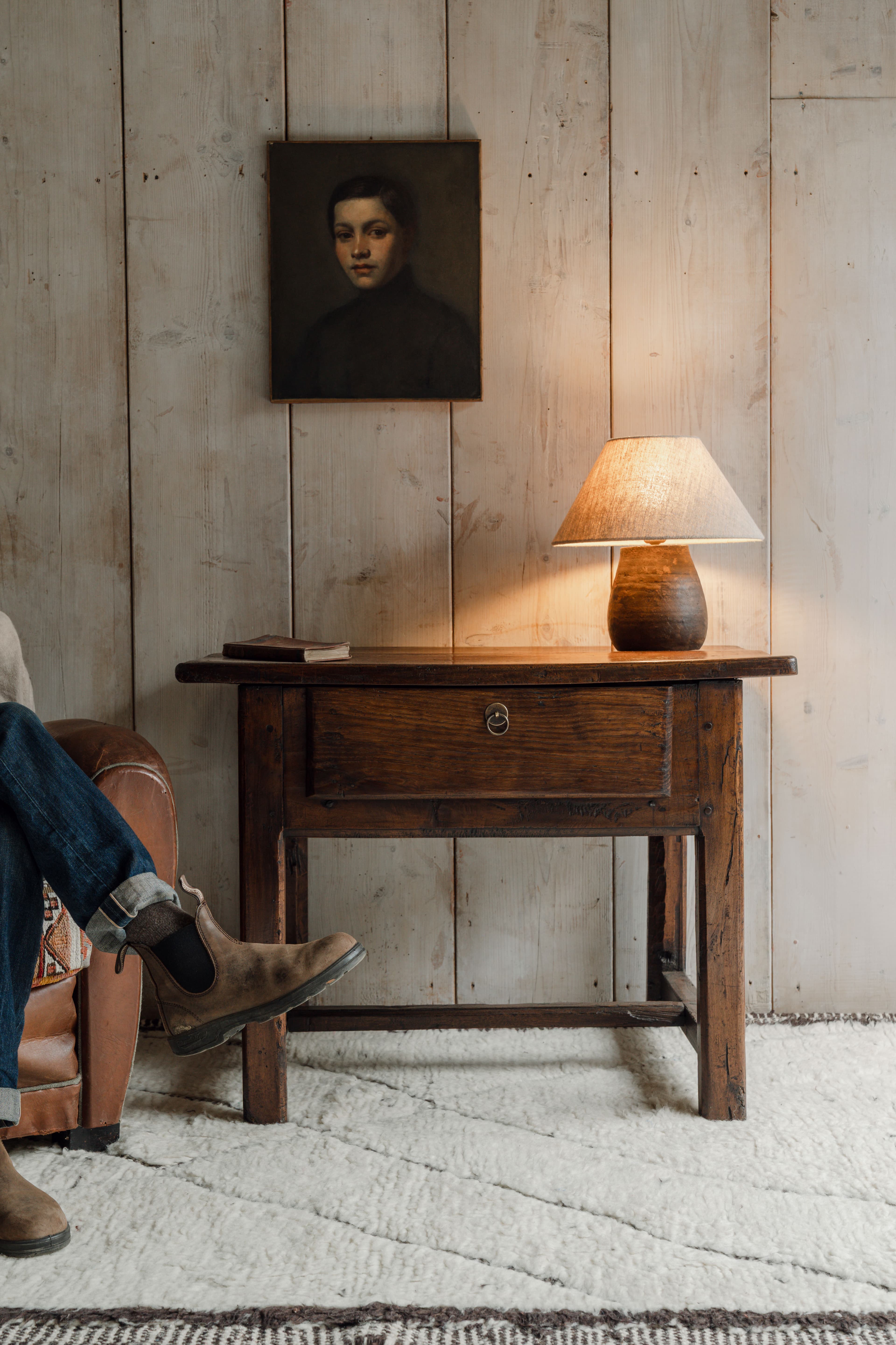 Early 19th Century Spanish Walnut Side Table