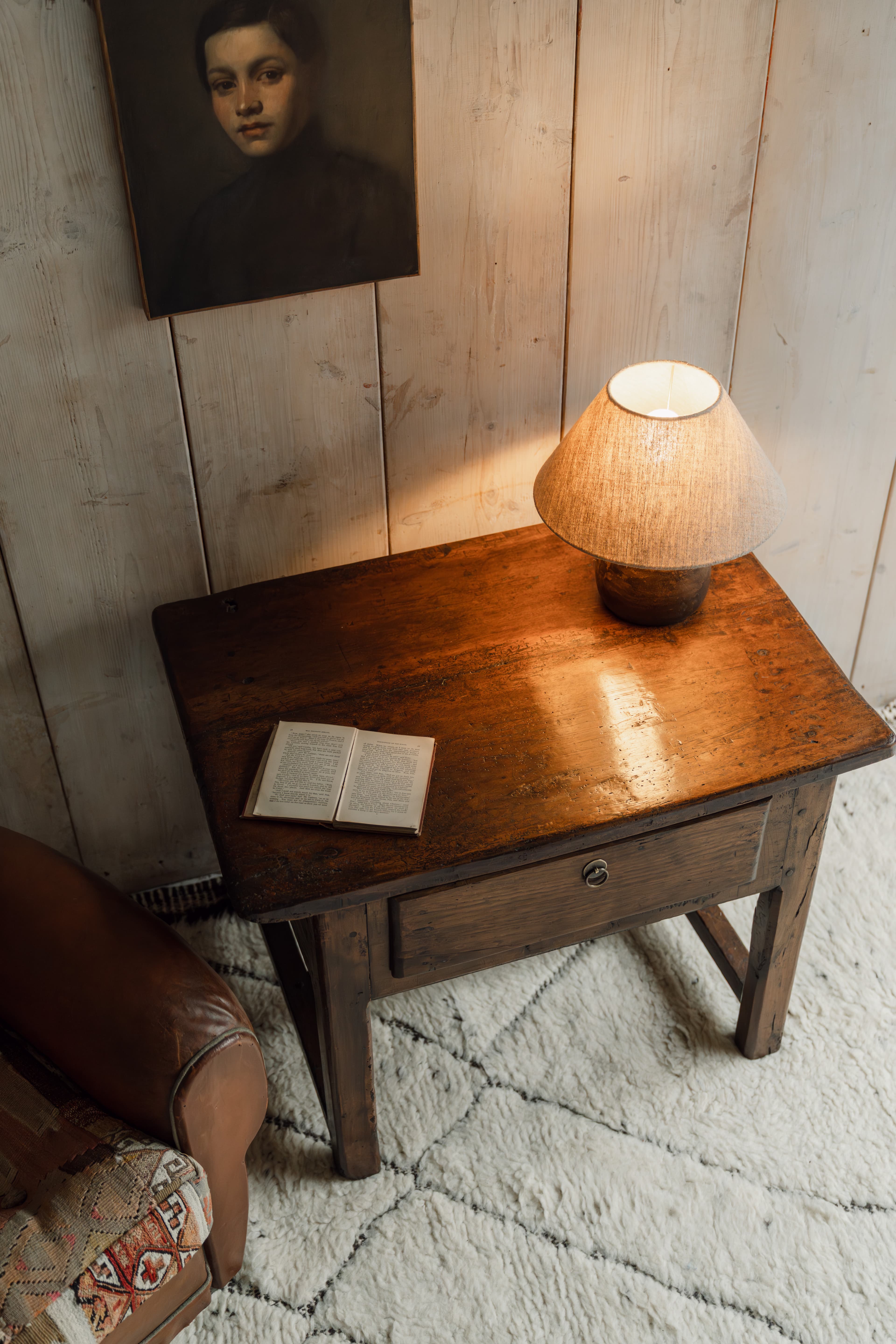 Early 19th Century Spanish Walnut Side Table