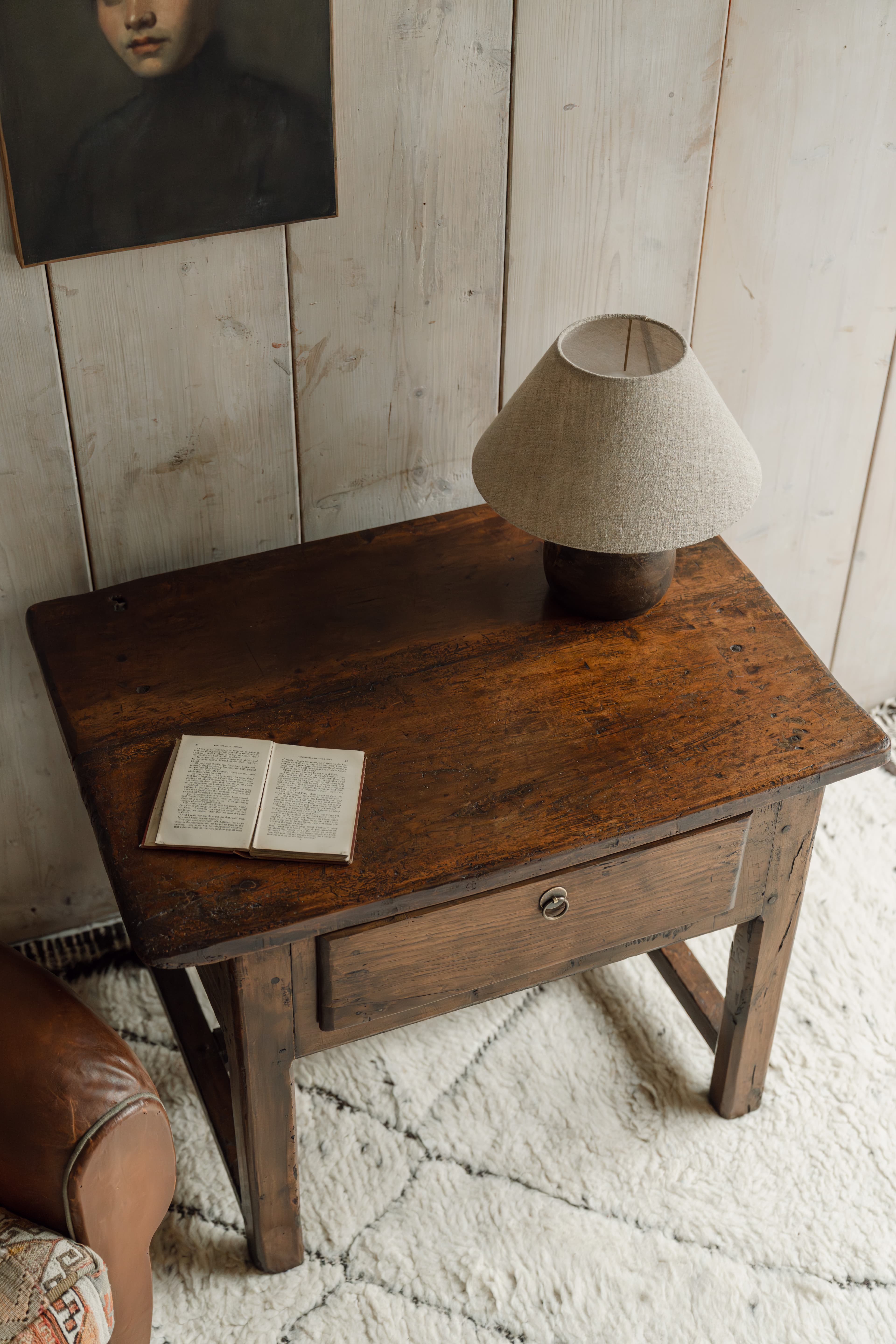 Early 19th Century Spanish Walnut Side Table