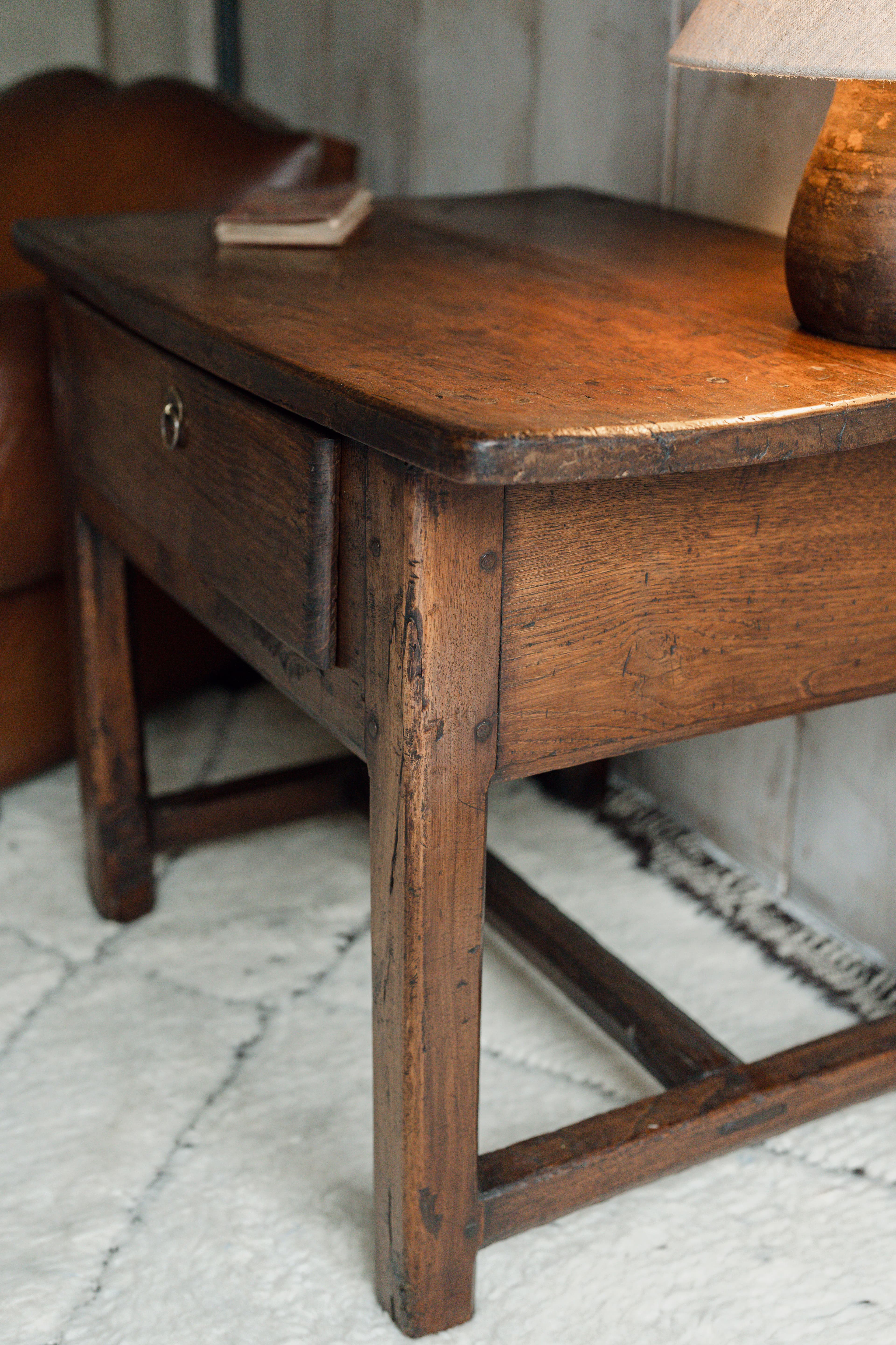 Early 19th Century Spanish Walnut Side Table