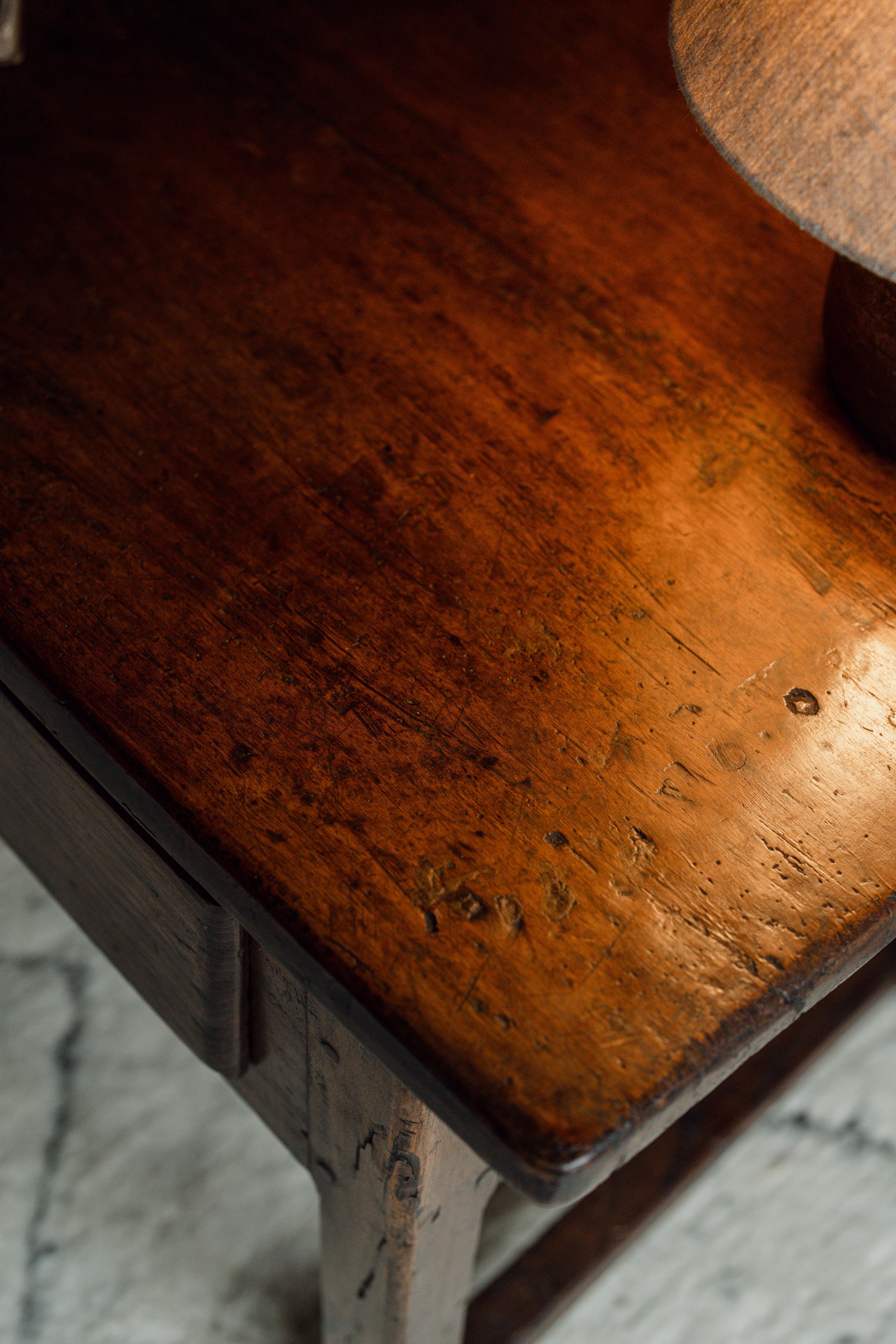 Early 19th Century Spanish Walnut Side Table