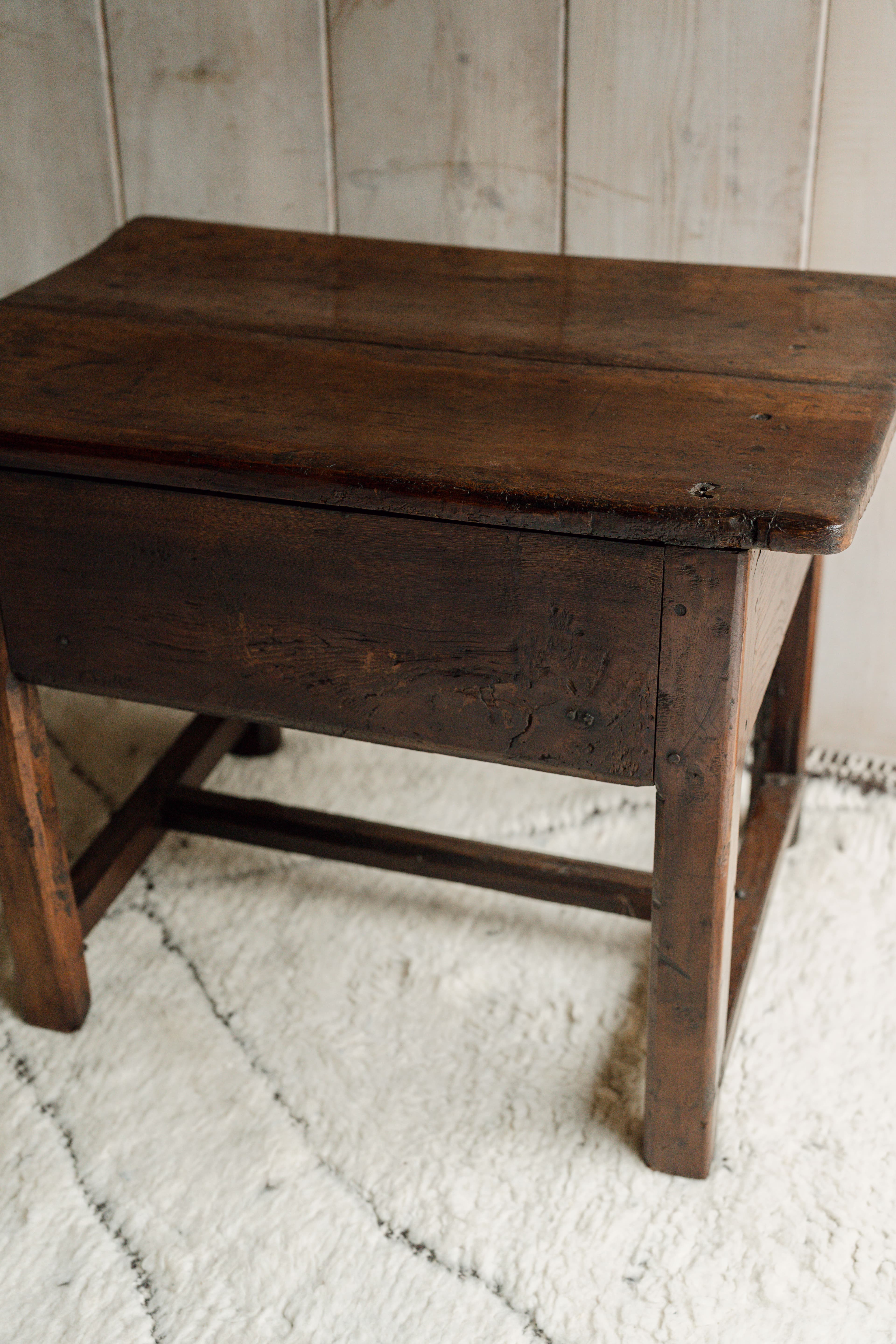 Early 19th Century Spanish Walnut Side Table