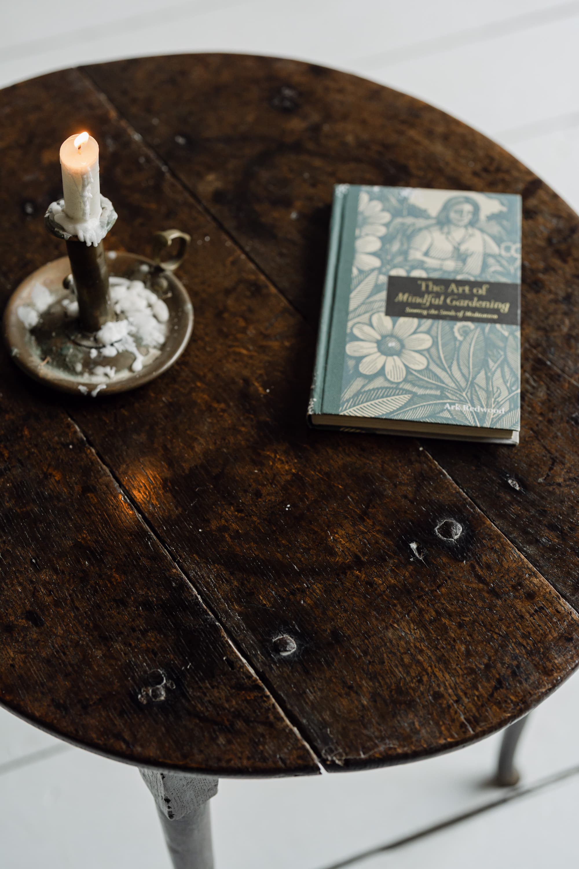 18th Century Oak Vernacular Side Table, Circa 1760