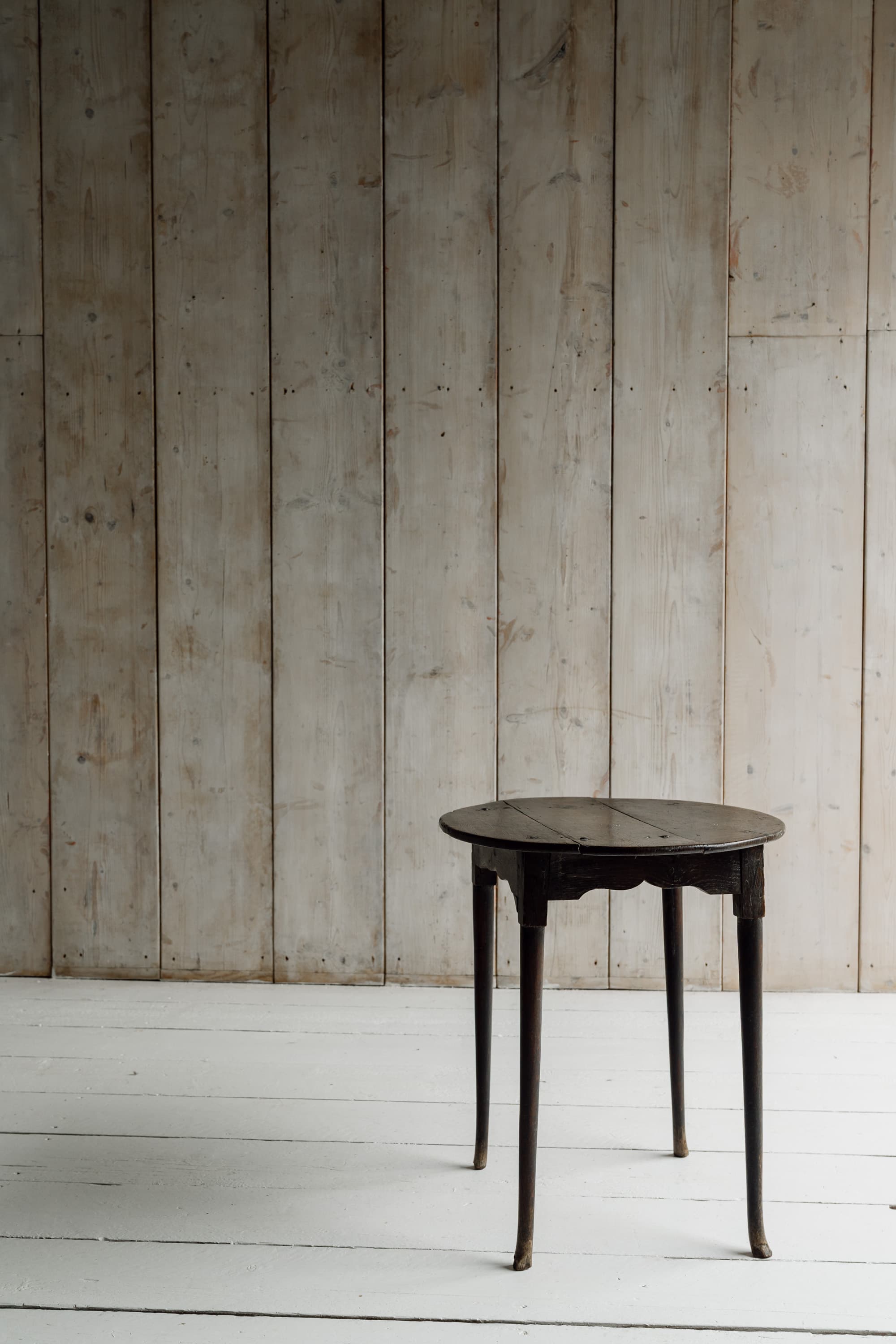 18th Century Oak Vernacular Side Table, Circa 1760