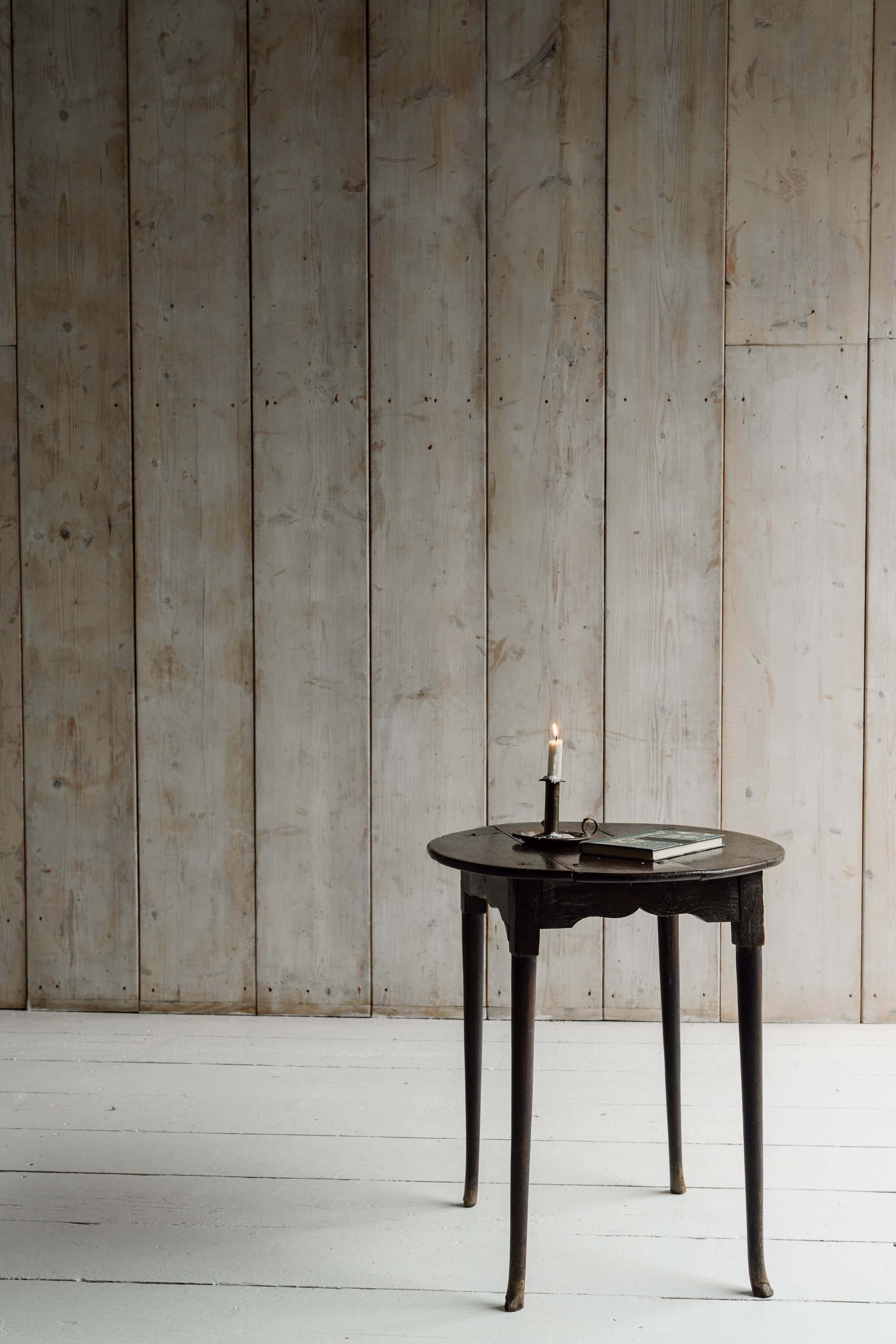 18th Century Oak Vernacular Side Table, Circa 1760