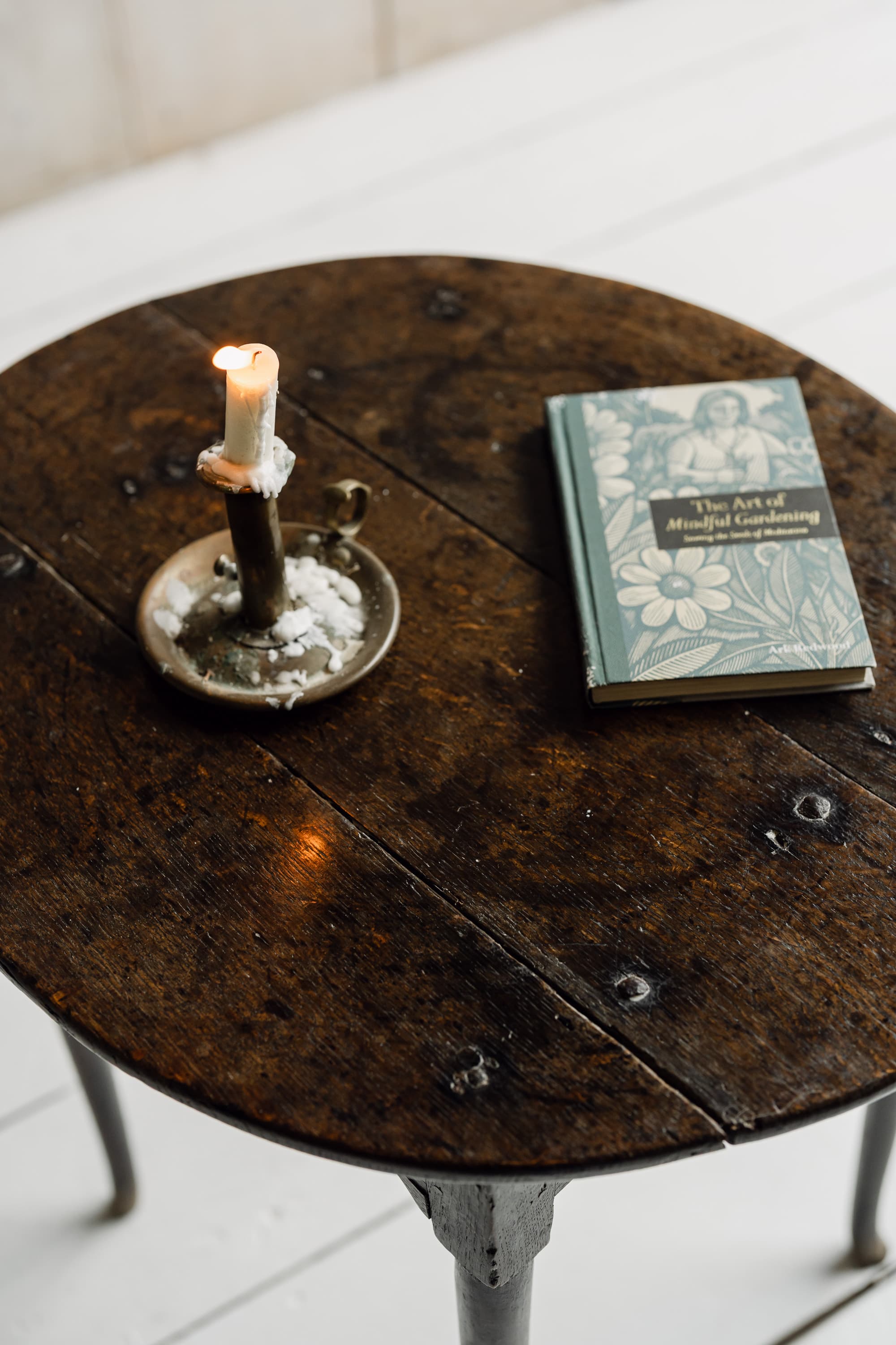 18th Century Oak Vernacular Side Table, Circa 1760
