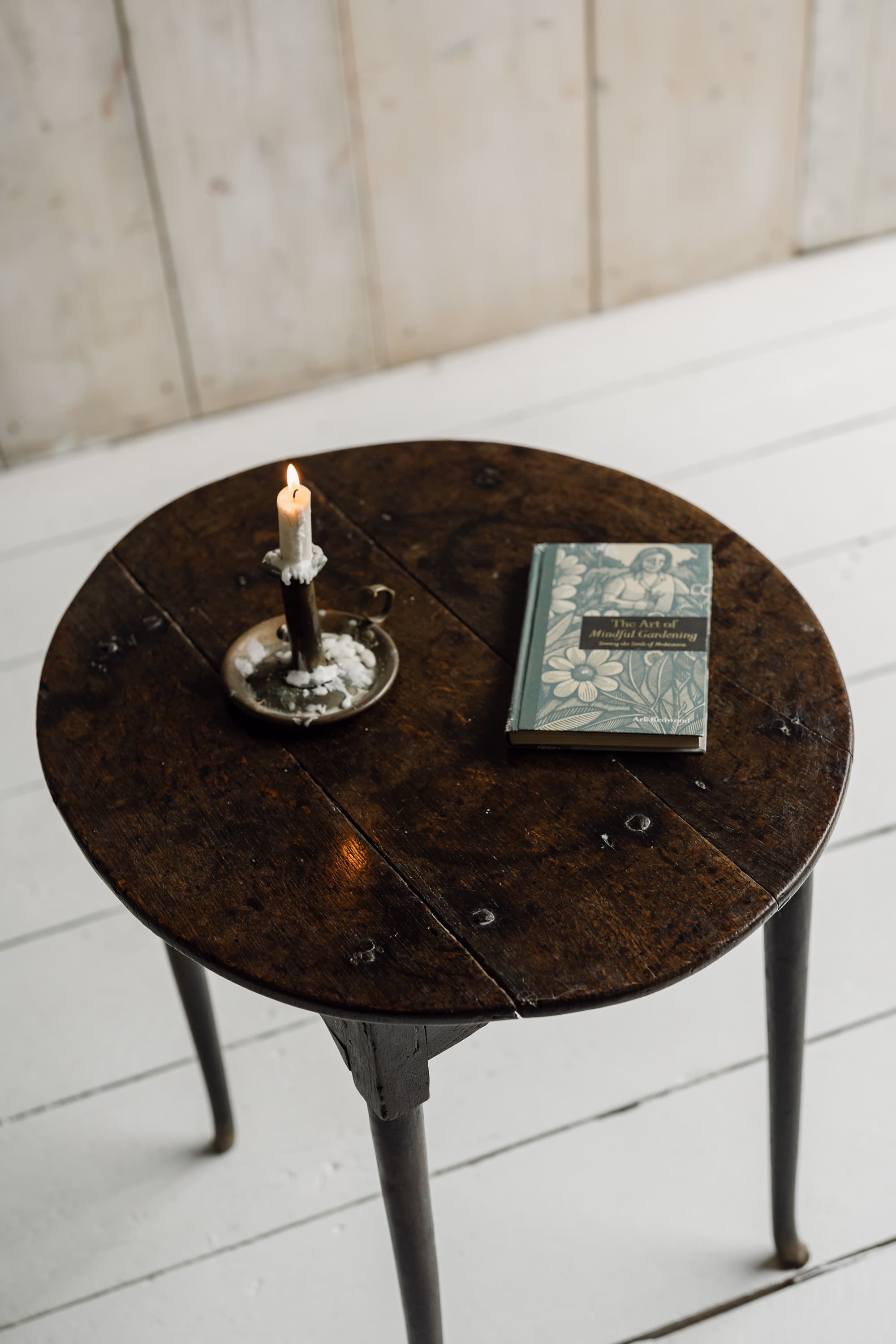 18th Century Oak Vernacular Side Table, Circa 1760