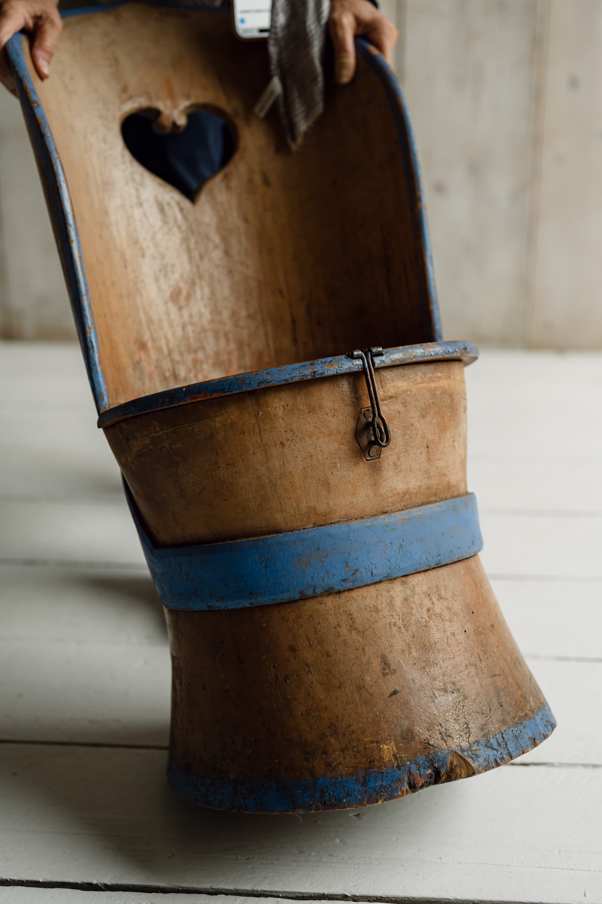 A Rare Sculptural Swedish Kubbstol - Late 18th Century