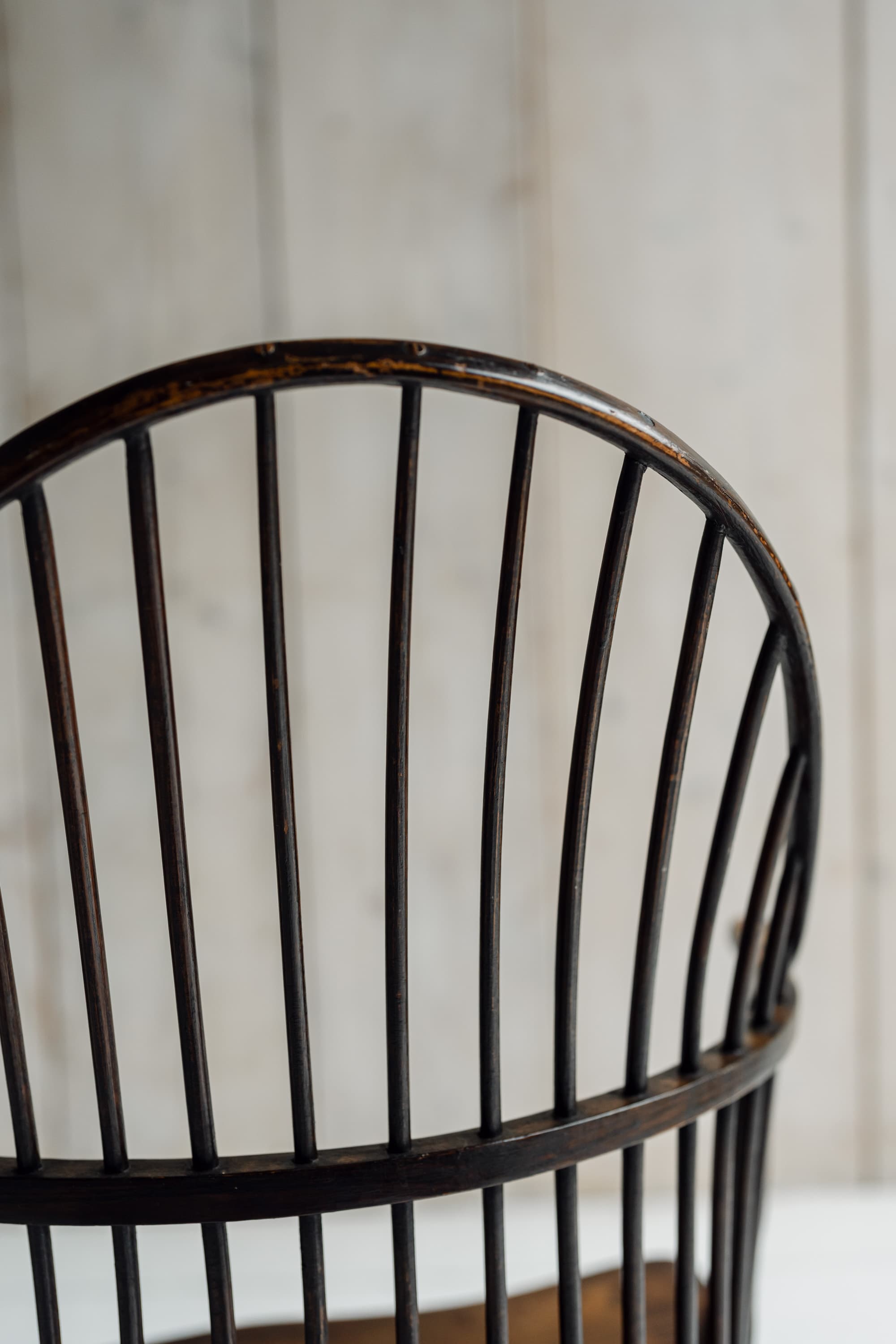 A Rare English Low Hearth Windsor Armchair, c.1780-1820