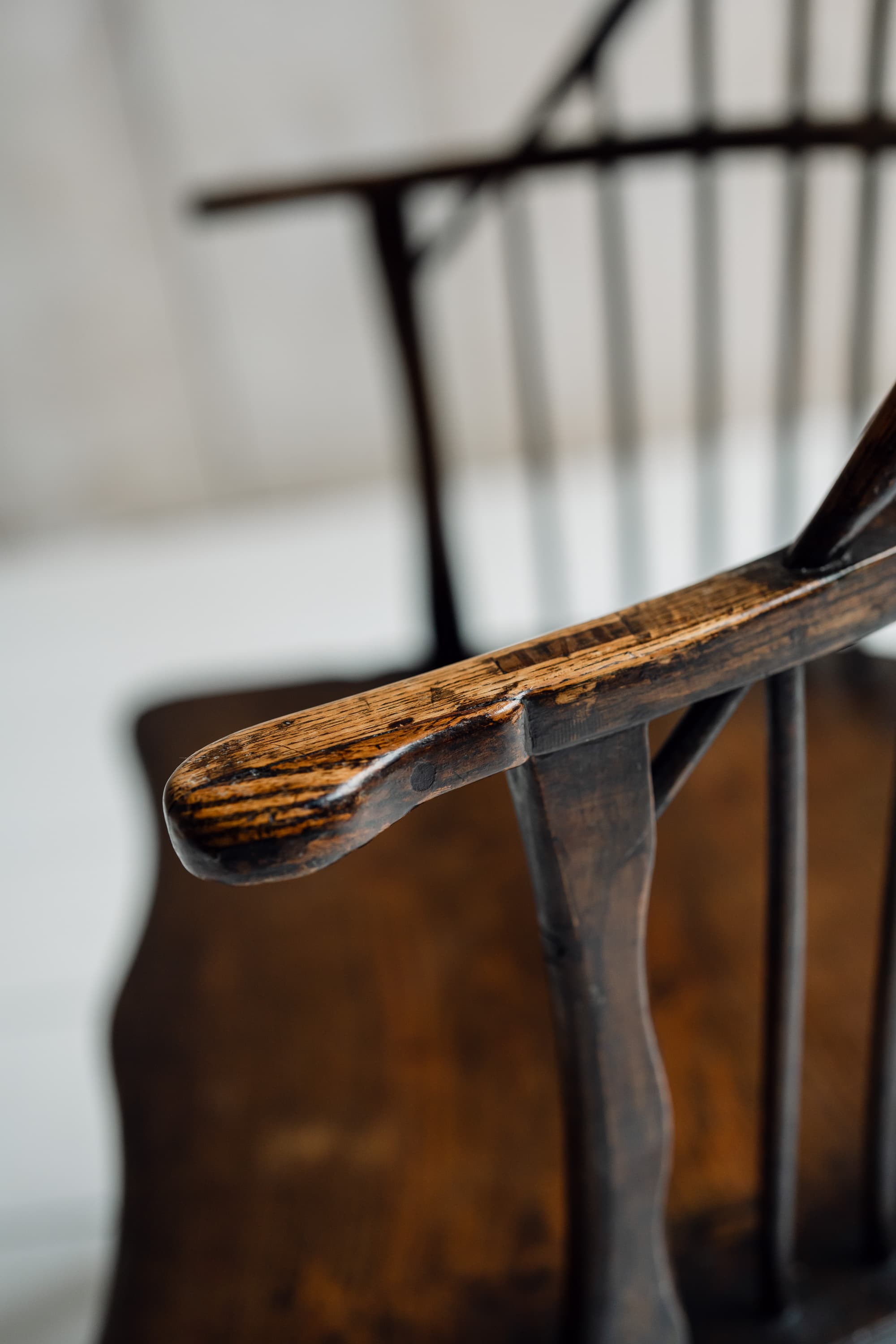 A Rare English Low Hearth Windsor Armchair, c.1780-1820