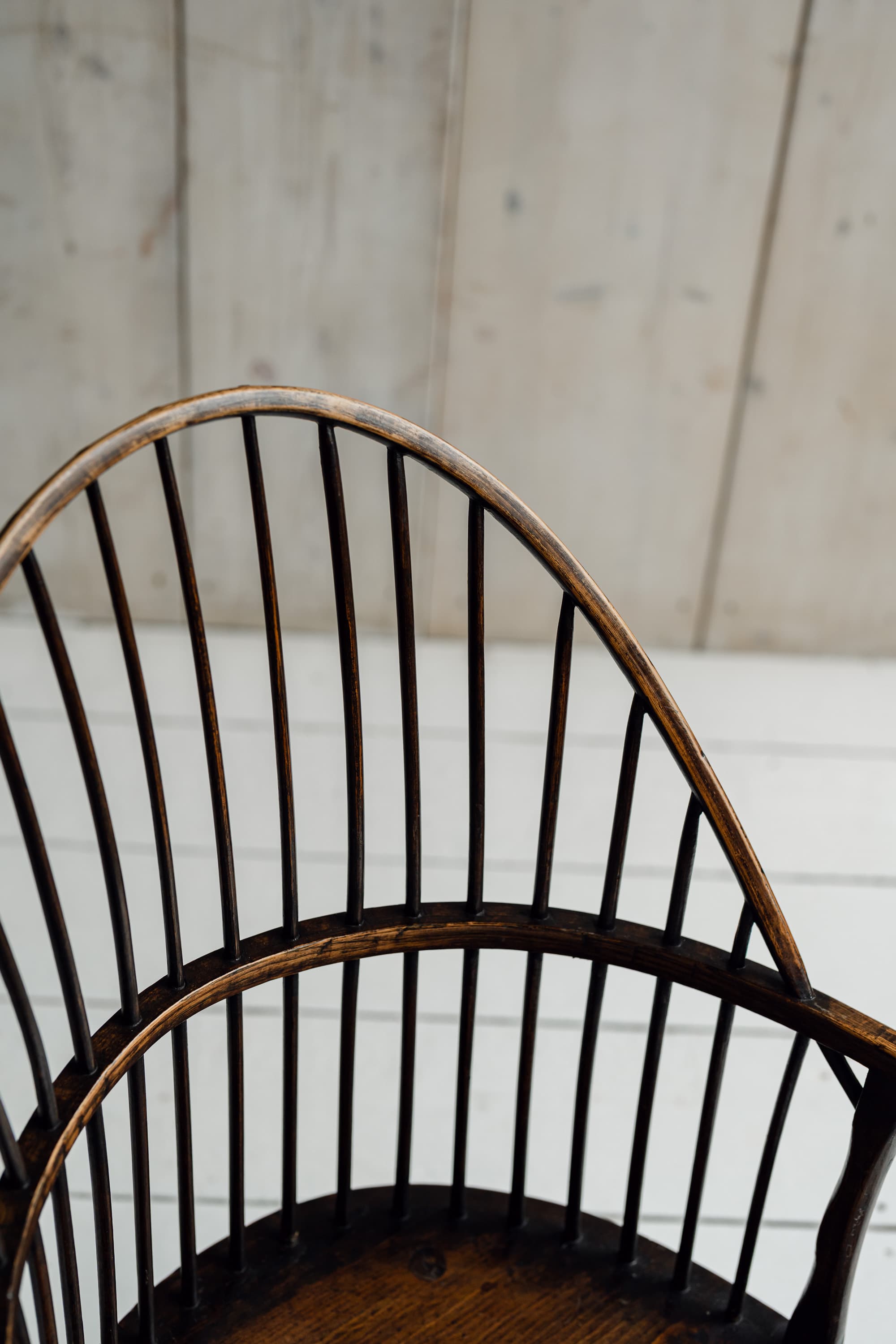 A Rare English Low Hearth Windsor Armchair, c.1780-1820