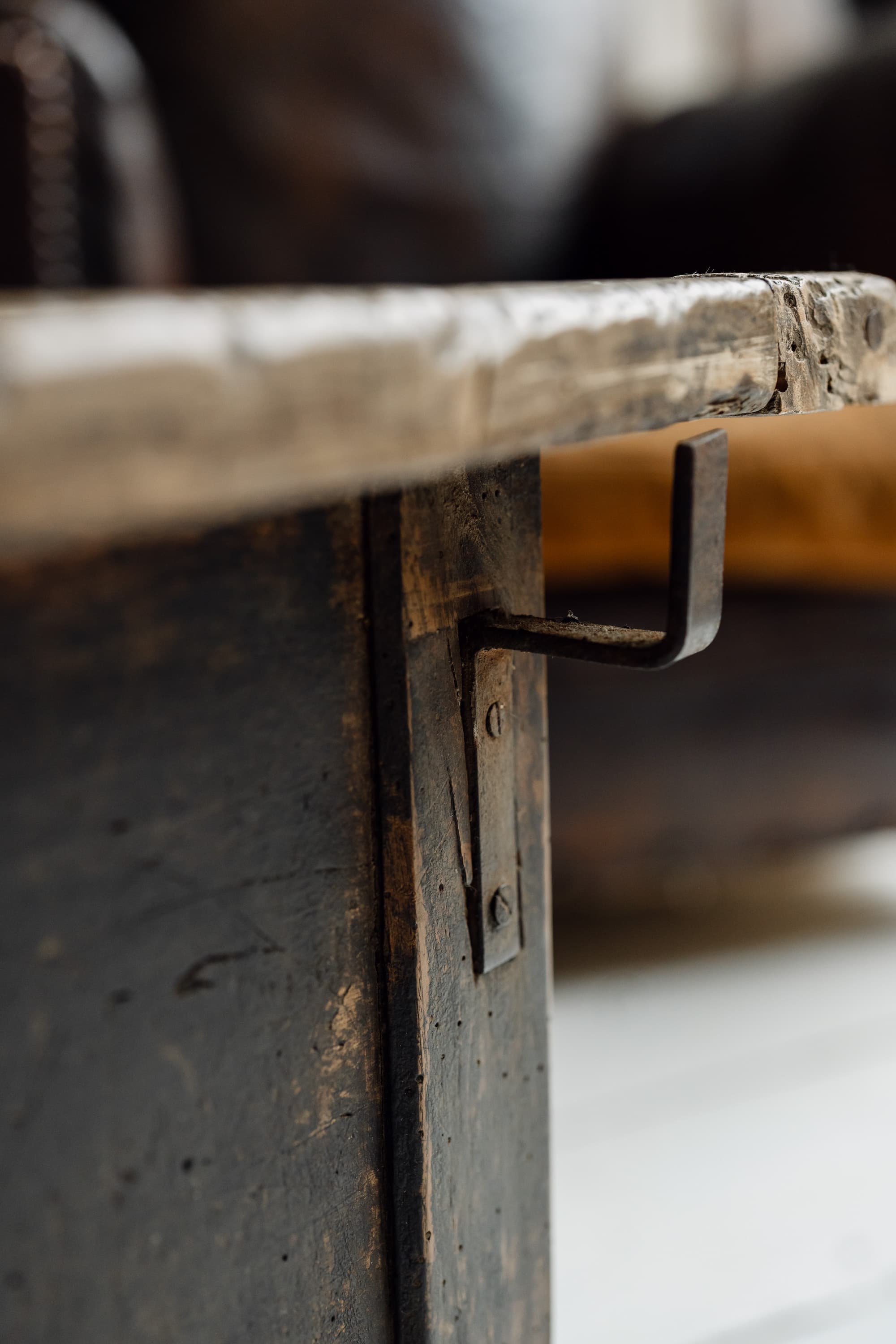 Exceptional Large French Chestnut Low Table, c.1850