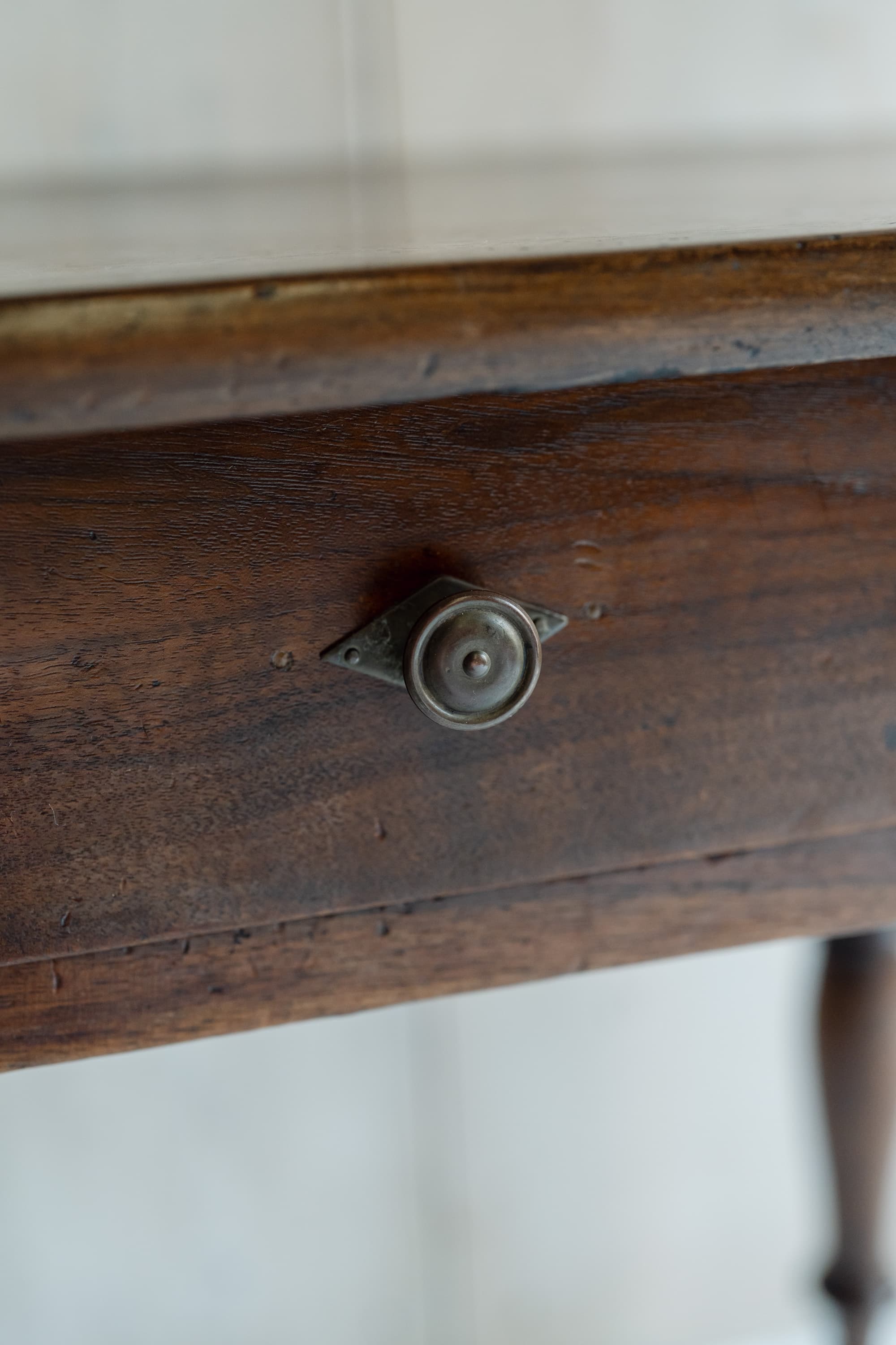 Fine Italian Walnut Console / Serving Table, Circa 1840-1860