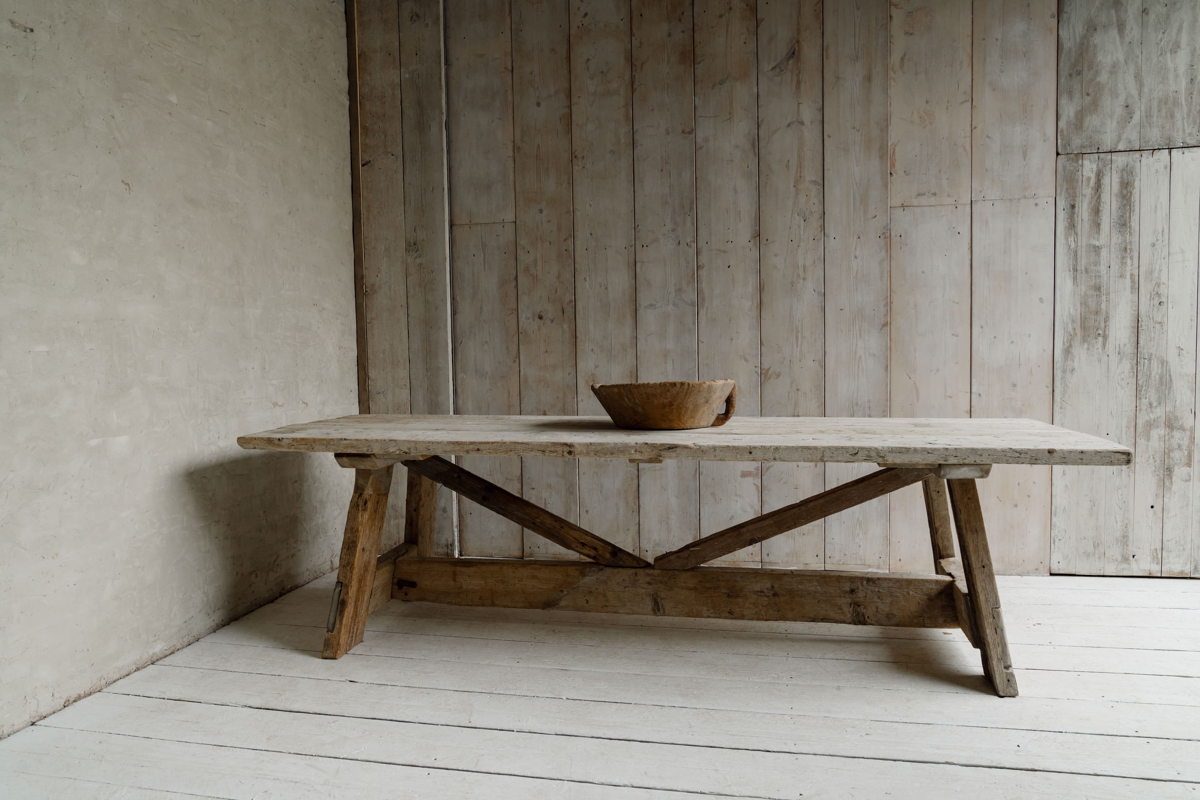 A Monumental French Rustic Farmhouse / Ranch Table