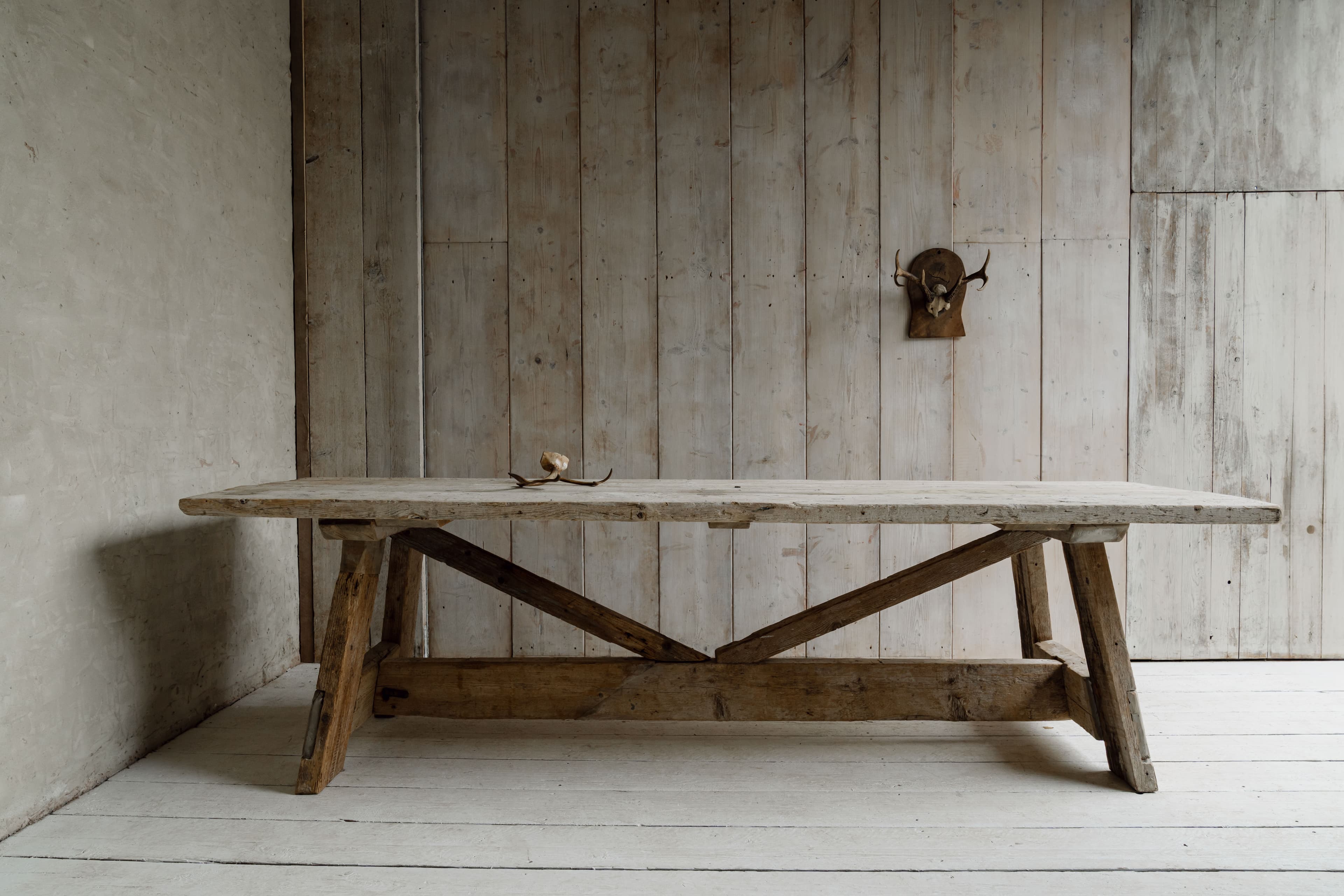 A Monumental French Rustic Farmhouse / Ranch Table