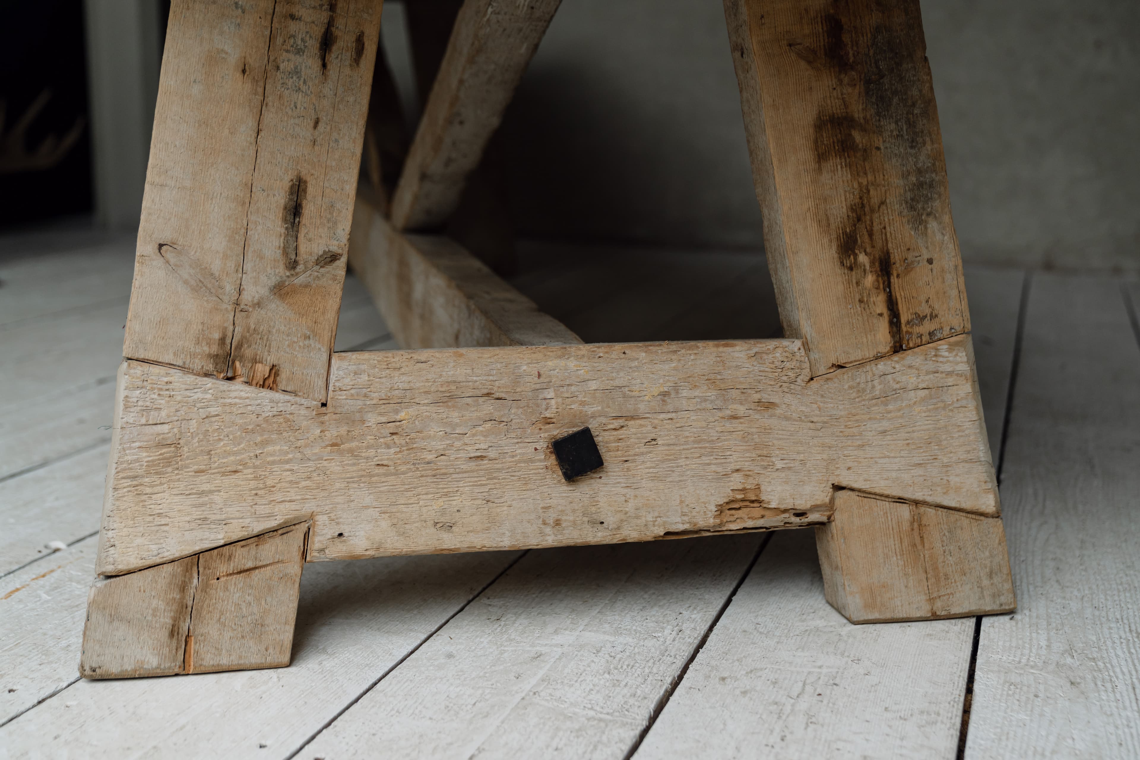 A Monumental French Rustic Farmhouse / Ranch Table