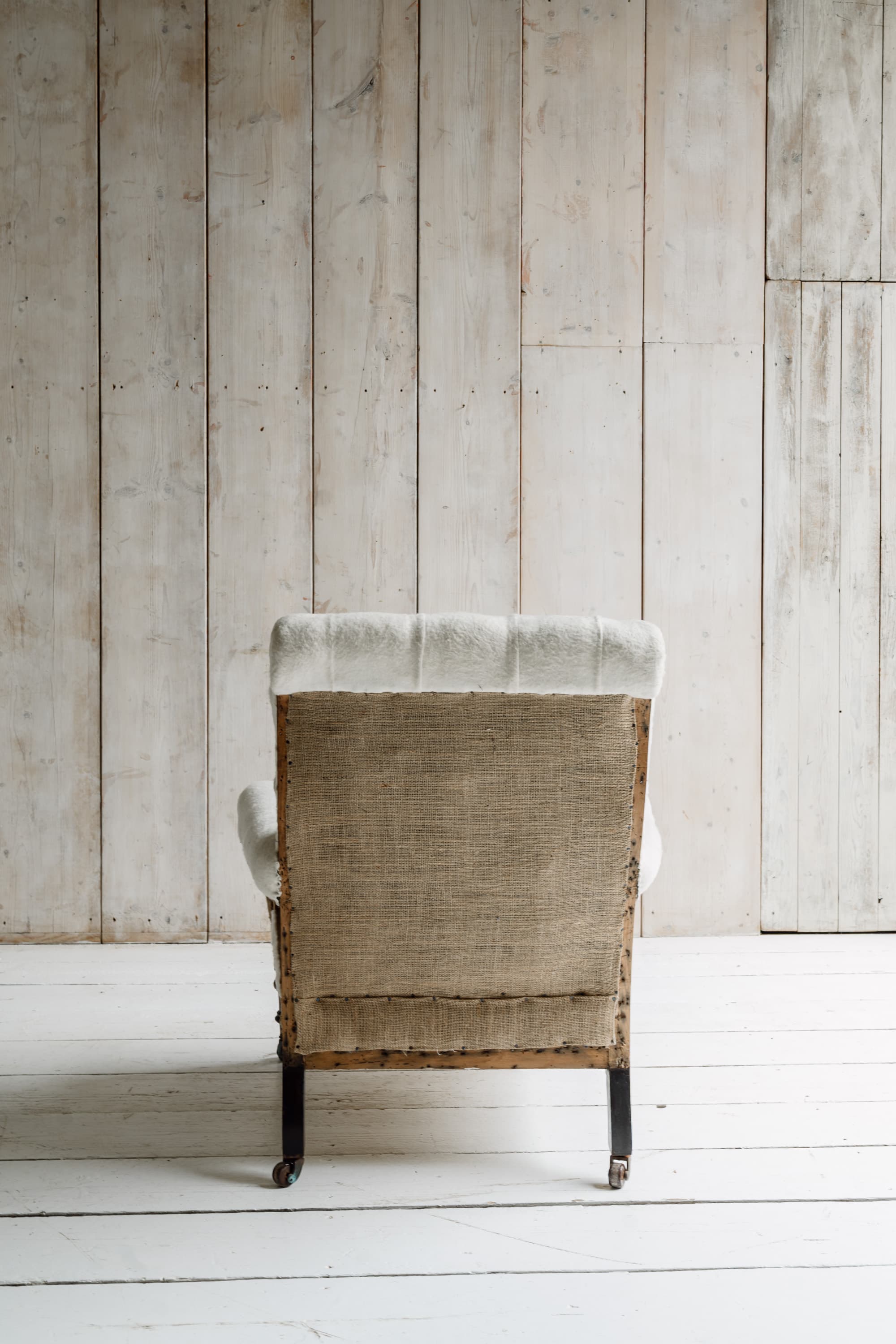 Late Victorian English Open Armchair c.1880