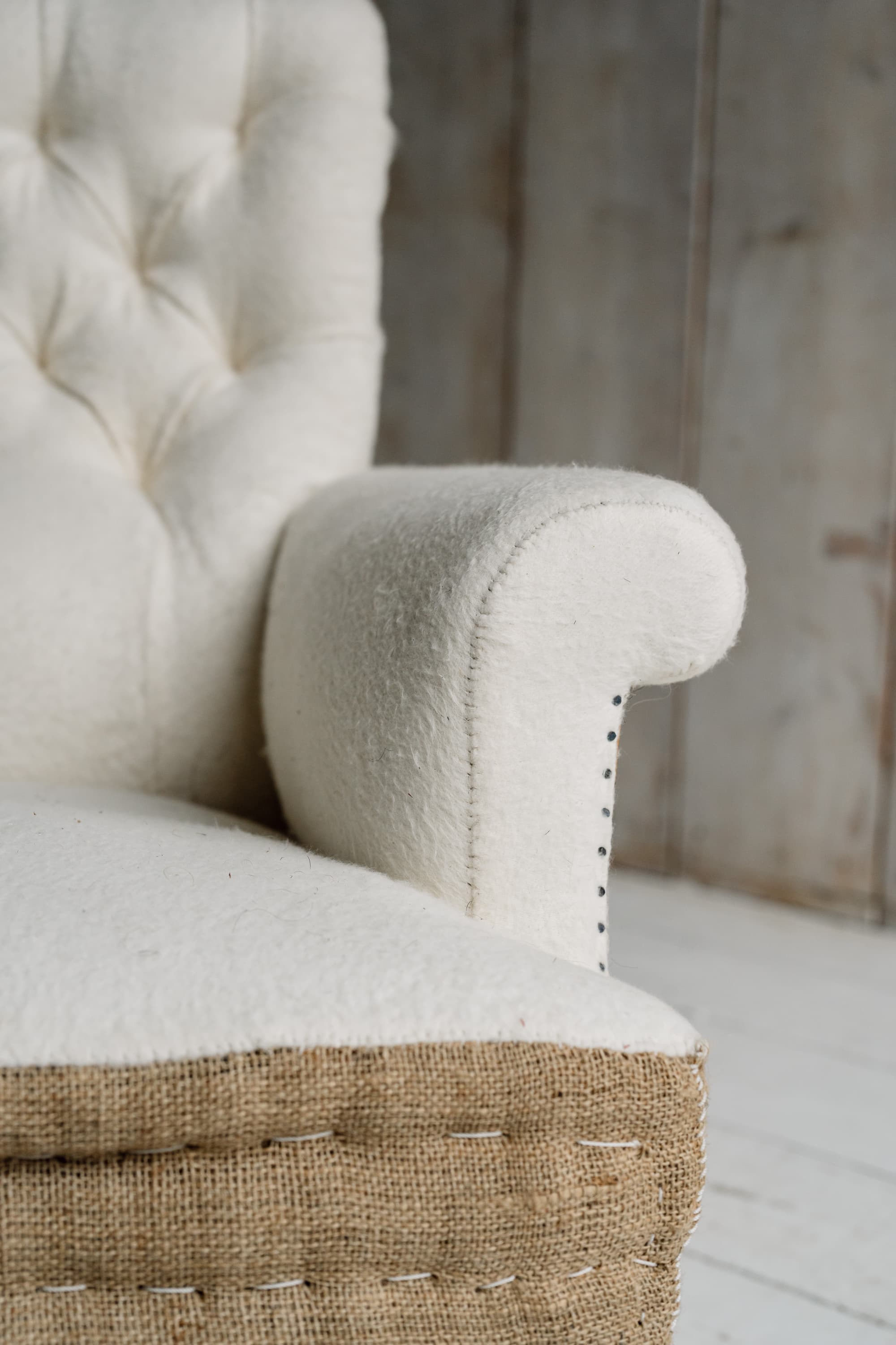 Late Victorian English Open Armchair c.1880